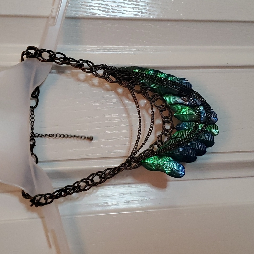 Layered Feather Necklace
